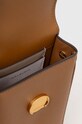 Kožený obal na telefón Tory Burch Robinson Pebbled Phone 156748.202 hnedá