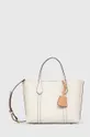 λευκό Δερμάτινη τσάντα Tory BurchPerry Triple-Compartment Γυναικεία