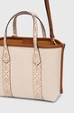 Akcesoria Tory Burch torebka Perry Canvas Small 158635.122 beżowy