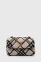Torbica Tory Burch Kira Woven Canvas Tekstil bež 154831.270