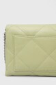 Akcesoria Tory Burch torebka skórzana Kira Diamond Quilt 154987.300 zielony
