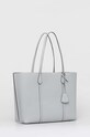 Tory Burch torebka skórzana Perry Triple-Compartment 81932.020 szary SS24