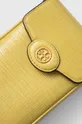 sárga Tory Burch bőr telefontok