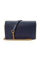 Lauren Ralph Lauren geantă de piele 432915377 bleumarin SS25