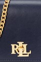 Kožená kabelka Lauren Ralph Lauren 432915377 námořnická modř