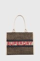 Superdry kézitáska textil sötétkék W9110381A.2HY