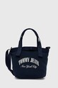Kabelka Tommy Jeans potisk námořnická modř AW0AW16217