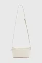 Δερμάτινη τσάντα AllSaints FRANCINE λευκό