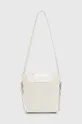 Kožená kabelka AllSaints MIRO biela