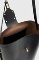 Accesorii AllSaints poseta de piele MIRO WB707Z negru