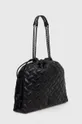 Usnjena torbica Kurt Geiger London črna