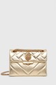 Kožna torba Kurt Geiger London bez uzorka zlatna 846361109