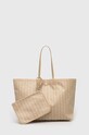 Lacoste poseta incape in A4 bej NF4345ZE