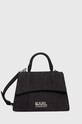 Karl Lagerfeld borsetta semplice nero 24UW3014