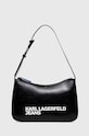 Karl Lagerfeld Jeans torebka ESSENTIAL LOGO BAGUETTE aplikacja czarny 241J3006