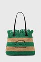 Karl Lagerfeld geanta de plaja incape in A4 verde 241W3008