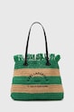 Karl Lagerfeld geanta de plaja incape in A4 verde 241W3008
