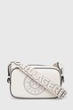 Δερμάτινη τσάντα Karl Lagerfeld λείο δέρμα λευκό 241W3029