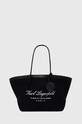 Τσάντα Karl Lagerfeld υφασμάτινο μαύρο 241W3005