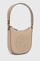 Kožená kabelka Karl Lagerfeld 241W3028 béžová AW24