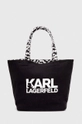 Karl Lagerfeld borsa a mano in cotone