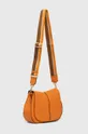 Kožená kabelka Gianni Chiarini oranžová
