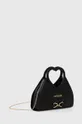 Δερμάτινη τσάντα Love Moschino μαύρο