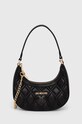 Love Moschino borsa a mano in pelle pelle fiore nero JC4346PP0I
