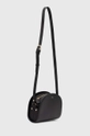 A.P.C. leather handbag sac demi-lune black