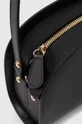 black A.P.C. leather handbag sac demi-lune
