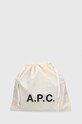 A.P.C. leather handbag sac demi-lune PXAWV.F61048.LZZ