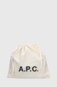 A.P.C. poseta de piele sac demi-lune