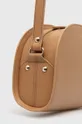 beige A.P.C. leather handbag sac demi-lune