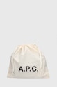 A.P.C. poseta de piele sac demi-lune mini PXAWV.F61392.AAH