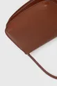 Кожена чанта A.P.C. sac sarah shoulder Основен материал: 100% естествена кожа Подплата: 100% памук