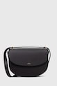 A.P.C. leather handbag sac geneve detachable strap black PXBJQ.F61161.LZZ