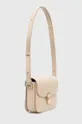 A.P.C. leather handbag sac grace small beige