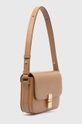 Usnjena torbica A.P.C. sac grace baguette rjava