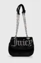 čierna Zamatová kabelka Juicy Couture Dámsky