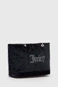 Juicy Couture torebka welurowa BEJQL5463WPO.000 czarny SS24