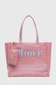 Juicy Couture torba plażowa aplikacja różowy BEJIR5470WZA.416