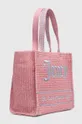 Пляжна сумка Juicy Couture рожевий