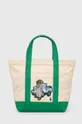 Βαμβακερή τσάντα Polo Ralph Lauren μπεζ