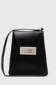 чёрный Кожаная сумочка MM6 Maison Margiela Numbers Vertical Mini Bag Женский