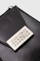 black MM6 Maison Margiela leather handbag Numbers Vertical Mini Bag