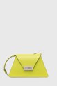MM6 Maison Margiela poseta de piele uni verde SB5ZH0010