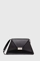 MM6 Maison Margiela leather handbag grain leather black SB5ZH0011