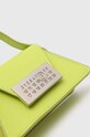 Kožená kabelka MM6 Maison Margiela zelená SB5ZI0006