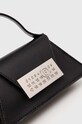 MM6 Maison Margiela poseta de piele negru SB5ZI0006