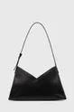 black MM6 Maison Margiela leather handbag Japanese 6 Baguette Soft Women’s